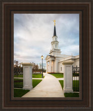 Load image into Gallery viewer, Hartford Pathway Open Edition Canvas / 11 X 14 Brown Frame Art
