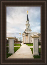 Load image into Gallery viewer, Hartford Pathway Open Edition Canvas / 24 X 36 Brown Frame Art

