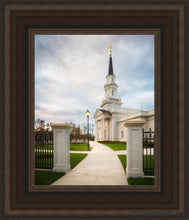 Load image into Gallery viewer, Hartford Pathway Open Edition Canvas / 8 X 10 Brown Frame Art

