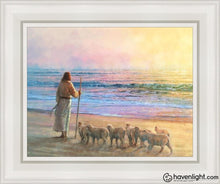 Load image into Gallery viewer, His Fold Open Edition Canvas / 11 X 14 White Frame Art
