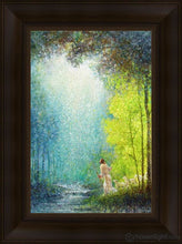 Load image into Gallery viewer, His Guiding Light Open Edition Canvas / 12 X 18 Frame C 23 3/4 17 Art

