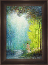 Load image into Gallery viewer, His Guiding Light Open Edition Canvas / 24 X 36 Frame B 44 1/2 32 Art
