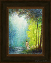 Load image into Gallery viewer, His Guiding Light Open Edition Print / 9 X 12 Frame A 16 1/4 13 Art
