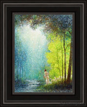 Load image into Gallery viewer, His Guiding Light Open Edition Print / 9 X 12 Frame B 16 1/4 13 Art
