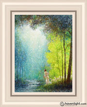 Load image into Gallery viewer, His Guiding Light Open Edition Print / 9 X 12 Frame R 16 1/4 13 Art
