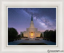 Load image into Gallery viewer, Houston Celestial Open Edition Canvas / 11 X 14 White Frame Art
