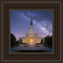 Load image into Gallery viewer, Houston Celestial Open Edition Canvas / 12 X Brown Frame Art
