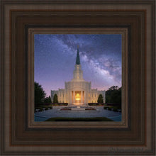 Load image into Gallery viewer, Houston Celestial Open Edition Canvas / 6 X Brown Frame Art
