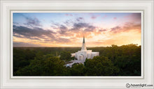 Load image into Gallery viewer, Houston From On High Open Edition Canvas / 15 X 30 White Frame Art
