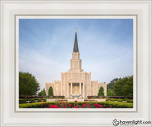 Load image into Gallery viewer, Houston Pastel Morning Open Edition Canvas / 11 X 14 White Frame Art
