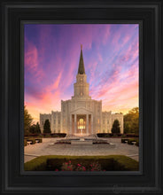 Load image into Gallery viewer, Houston Sunset Open Edition Canvas / 11 X 14 Black Frame Art
