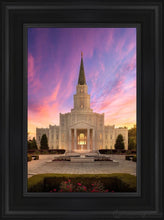 Load image into Gallery viewer, Houston Sunset Open Edition Canvas / 12 X 18 Black Frame Art
