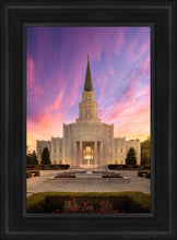 Load image into Gallery viewer, Houston Sunset Open Edition Canvas / 14 X 21 Black Frame Art
