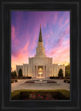 Load image into Gallery viewer, Houston Sunset Open Edition Canvas / 24 X 36 Black Frame Art
