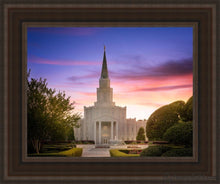 Load image into Gallery viewer, Houston Walk In The Light Open Edition Canvas / 11 X 14 Brown Frame Art
