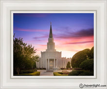 Load image into Gallery viewer, Houston Walk In The Light Open Edition Canvas / 11 X 14 White Frame Art
