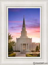 Load image into Gallery viewer, Houston Walk In The Light Open Edition Canvas / 12 X 18 White Frame Art
