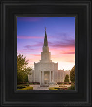Load image into Gallery viewer, Houston Walk In The Light Open Edition Canvas / 8 X 10 Black Frame Art
