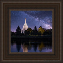 Load image into Gallery viewer, Idaho Falls Celestial Open Edition Canvas / 12 X Brown Frame Art
