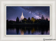 Load image into Gallery viewer, Idaho Falls Celestial Open Edition Canvas / 14 X 21 White Frame Art
