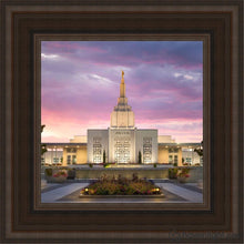 Load image into Gallery viewer, Idaho Falls Eventide Open Edition Canvas / 12 X Brown Frame Art
