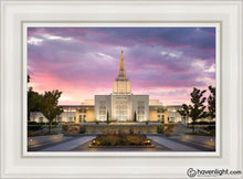 Load image into Gallery viewer, Idaho Falls Eventide Open Edition Canvas / 14 X 21 White Frame Art
