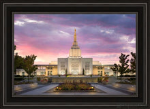 Load image into Gallery viewer, Idaho Falls Eventide Open Edition Canvas / 20 X 30 Black Frame Art
