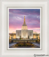 Load image into Gallery viewer, Idaho Falls Eventide Open Edition Canvas / 8 X 10 White Frame Art
