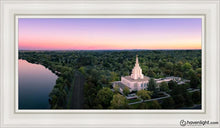 Load image into Gallery viewer, Idaho Falls From On High Open Edition Canvas / 15 X 30 White Frame Art
