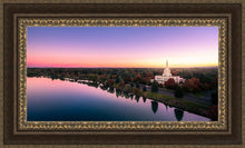 Load image into Gallery viewer, Idaho Falls - Snake River Reflection Aerial Open Edition Canvas / 36 X 18 Frame M 27 3/4 45 Art
