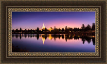Load image into Gallery viewer, Idaho Falls Snake River Reflection Open Edition Canvas / 36 X 18 Frame M 27 3/4 45 Art
