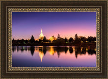 Load image into Gallery viewer, Idaho Falls Snake River Reflection Open Edition Canvas / 36 X 24 Frame M 33 3/4 45 Art
