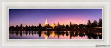 Load image into Gallery viewer, Idaho Falls Snake River Reflection Open Edition Canvas / 8 X 24 White Frame Art

