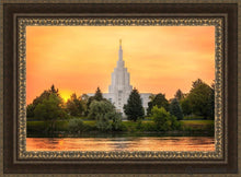 Load image into Gallery viewer, Idaho Falls Temple - Across The River Open Edition Canvas / 36 X 24 Frame M 33 3/4 45 Art
