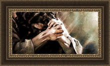 Load image into Gallery viewer, In Agony He Prayed Open Edition Canvas / 36 X 18 Frame M 27 3/4 45 Art
