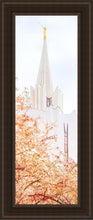 Load image into Gallery viewer, Jordan River Spring Blossoms Open Edition Canvas / 12 X 36 Brown Frame Art

