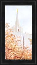 Load image into Gallery viewer, Jordan River Spring Blossoms Open Edition Canvas / 15 X 30 Black Frame Art
