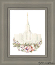 Load image into Gallery viewer, Jordan River Watercolor Open Edition Canvas / 11 X 14 Gray Frame Art
