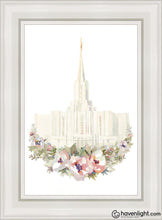 Load image into Gallery viewer, Jordan River Watercolor Open Edition Canvas / 14 X 21 White Frame Art
