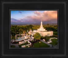Load image into Gallery viewer, Kona Evening Aerial Open Edition Canvas / 8 X 10 Black Frame Art
