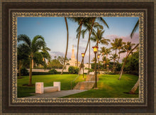 Load image into Gallery viewer, Kona Temple Grounds Open Edition Canvas / 36 X 24 Frame M 33 3/4 45 Art
