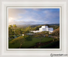 Load image into Gallery viewer, Laie Island Glow Open Edition Canvas / 11 X 14 White Frame Art
