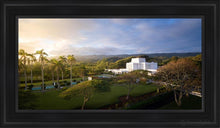 Load image into Gallery viewer, Laie Island Glow Open Edition Canvas / 15 X 30 Black Frame Art
