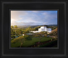 Load image into Gallery viewer, Laie Island Glow Open Edition Canvas / 8 X 10 Black Frame Art
