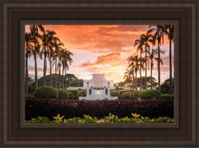 Load image into Gallery viewer, Laie Spread Thy Word Open Edition Canvas / 12 X 18 Brown Frame Art
