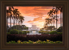 Load image into Gallery viewer, Laie Spread Thy Word Open Edition Canvas / 20 X 30 Brown Frame Art
