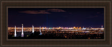 Load image into Gallery viewer, Las Vegas Refuge Open Edition Canvas / 12 X 36 Brown Frame Art
