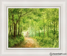 Load image into Gallery viewer, Lead Thou Me On Open Edition Canvas / 11 X 14 White Frame Art
