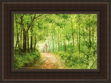 Load image into Gallery viewer, Lead Thou Me On Open Edition Canvas / 12 X 18 Brown Frame Art

