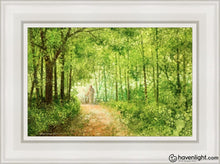 Load image into Gallery viewer, Lead Thou Me On Open Edition Canvas / 12 X 18 White Frame Art
